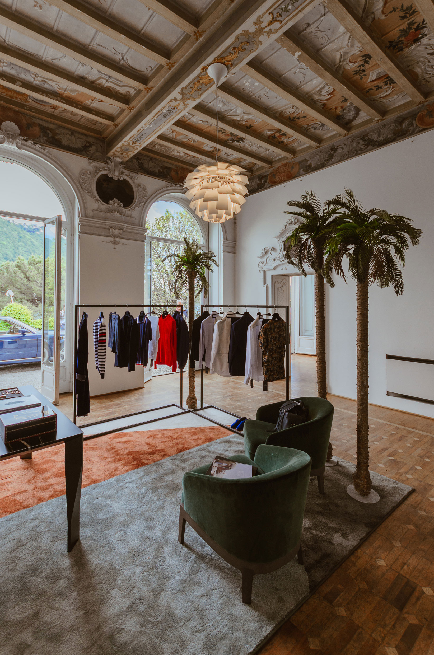 Chelsea armchair at Villa del Grumello 