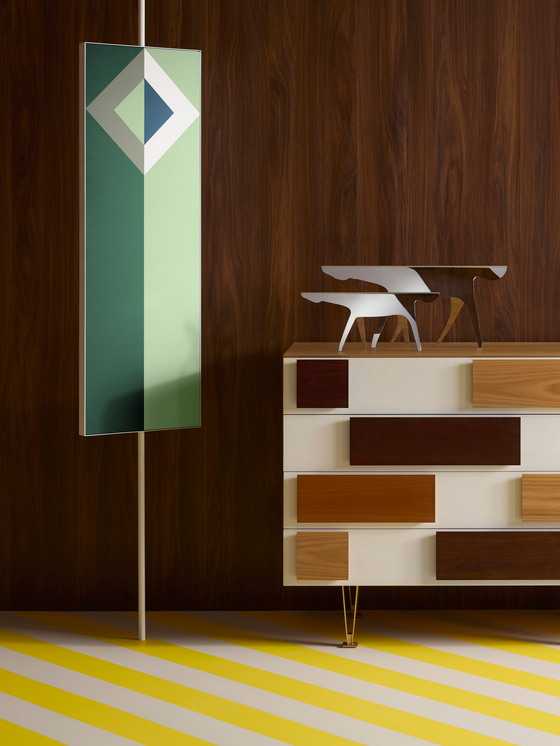 Cavallo and D.655.1, design Gio Ponti, courtesy Gio Ponti archives, creative direction Elisa Ossino Studio, ph. Aaron Tilley