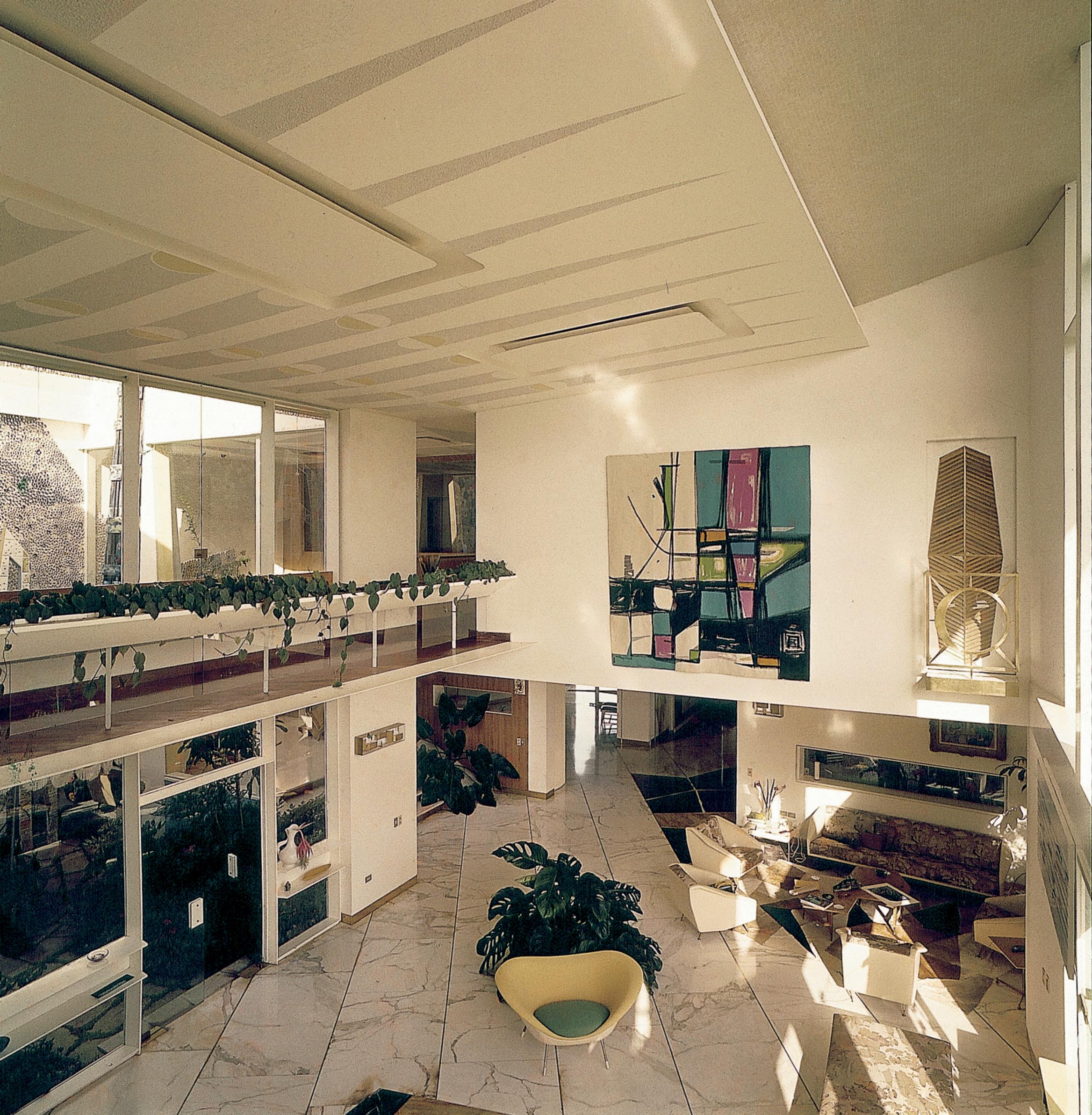 The original D.154.2 at Villa Planchart, Caracas. From Domus, 1961 Courtesy @ Gio Ponti Archives