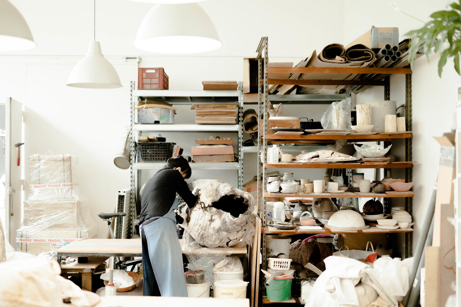 Yoshimi Futamura in her Studio | Photos by Lindsay Cox