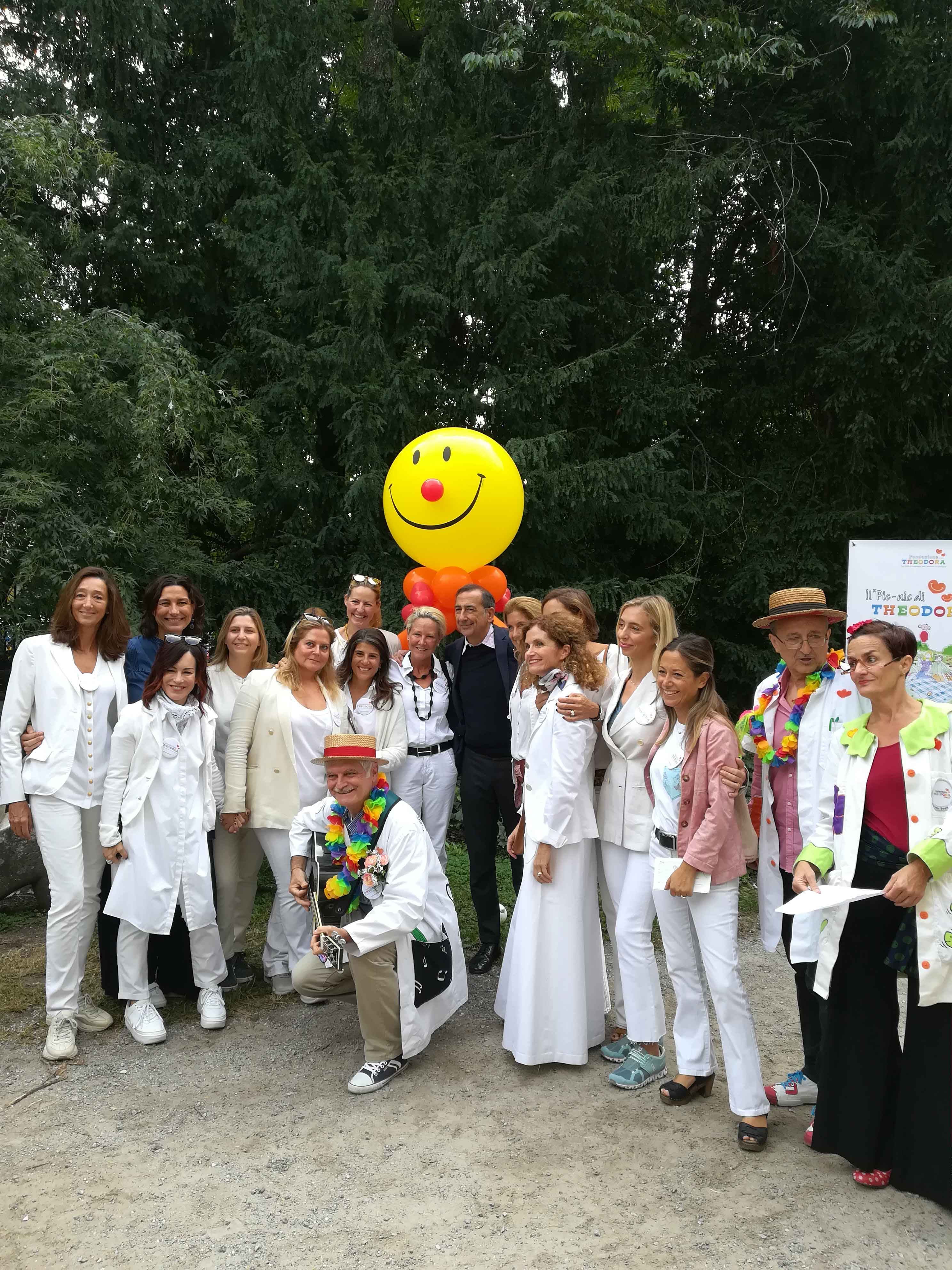 Beppe Sala e Fondazione Theodora Onlus 