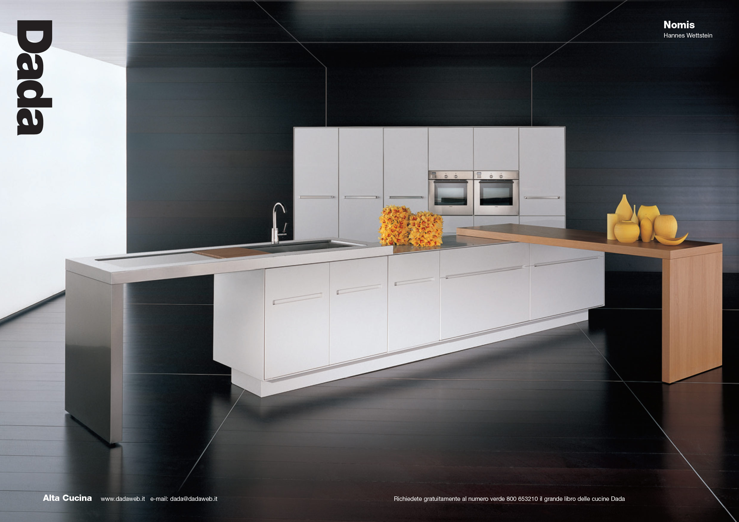 Hannes Wettstein's Nomis kitchen was selected for the Compasso d'Oro prize in 2004