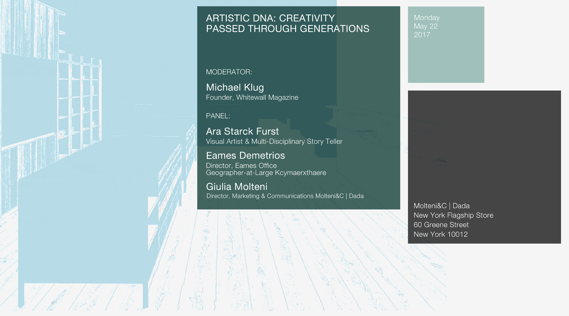 ICFF 2017  Molteni&C | Dada  New York Flagship Store