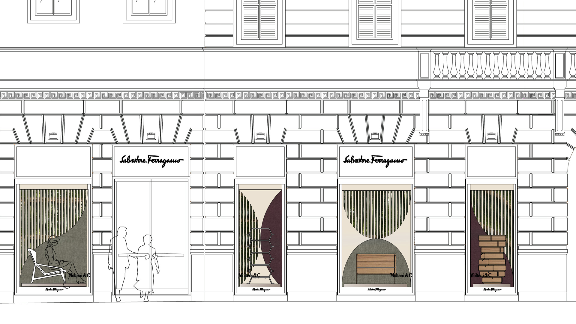 Molteni&C Salvatore Ferragamo Botique